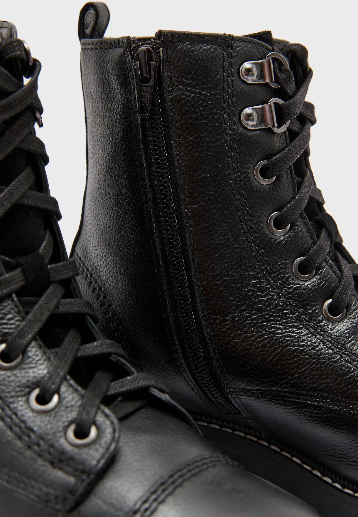 river island lace up hiker boots