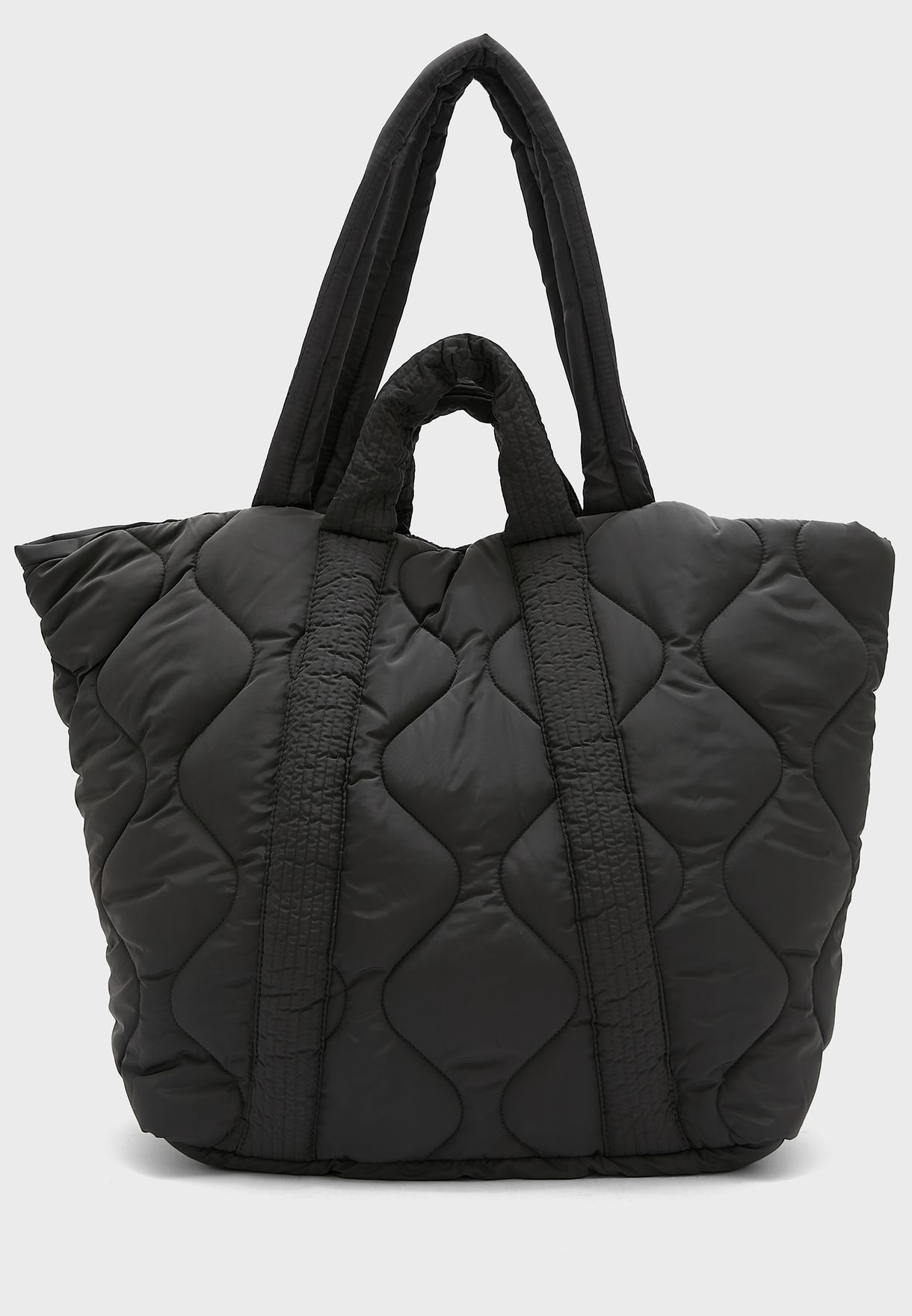 Buy Topshop grey Puffy Onion Quilt Large Tote for Women in Dubai, Abu Dhabi