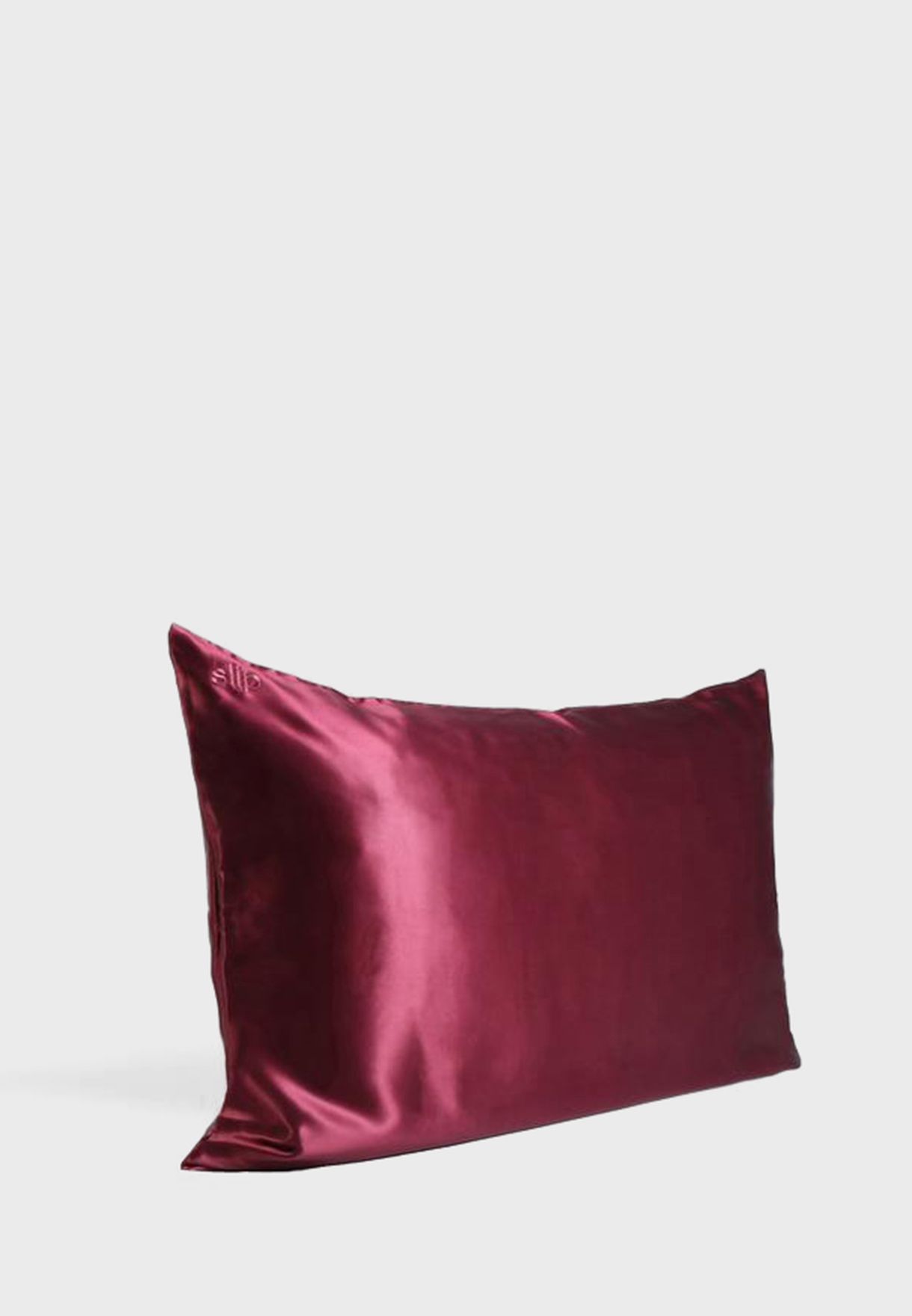 Queen Size Silk Pillow Case - Plum