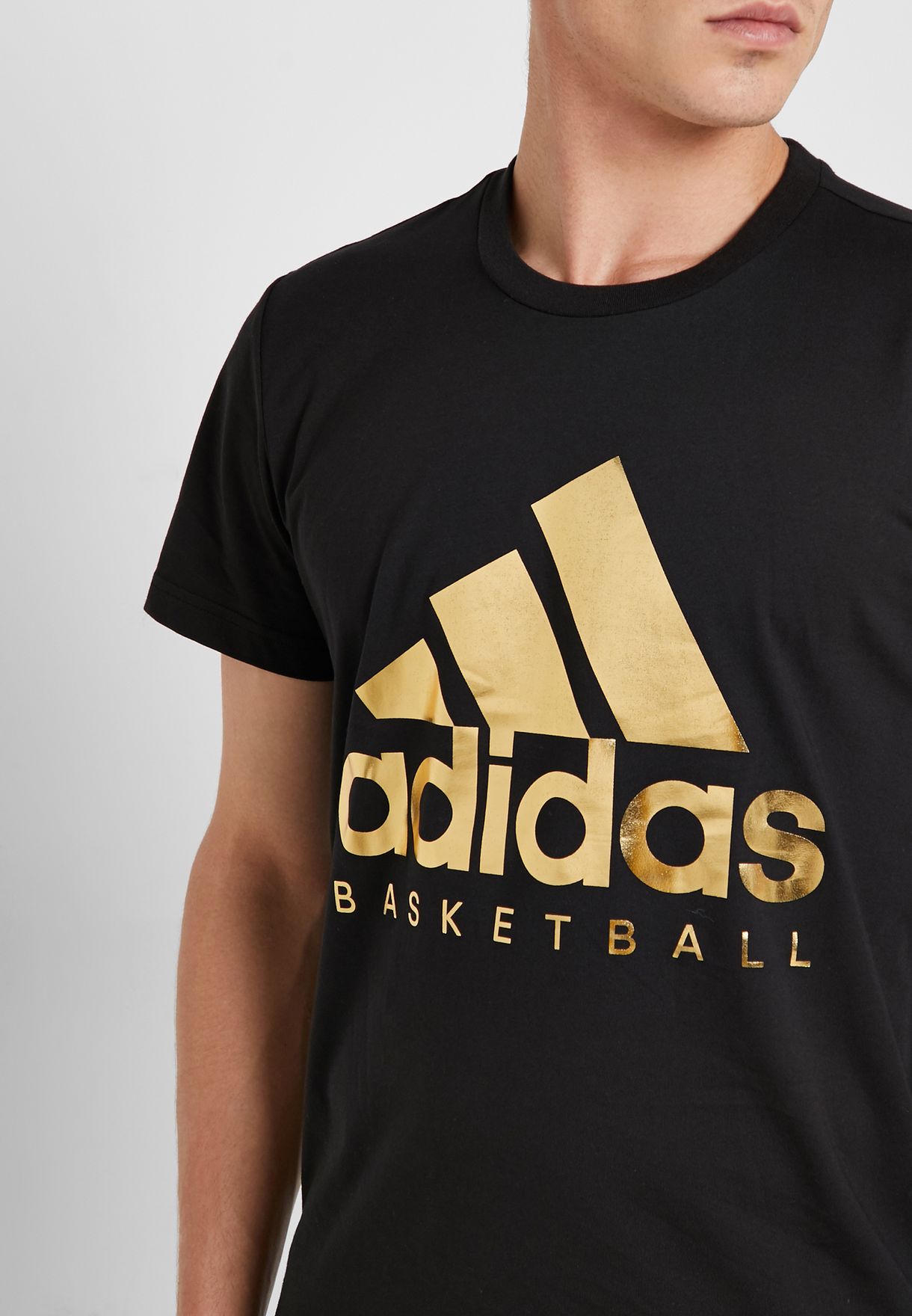 Buy adidas black Foil T-Shirt for Men Riyadh, Jeddah