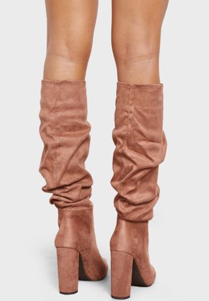 steve madden brown slouch boots