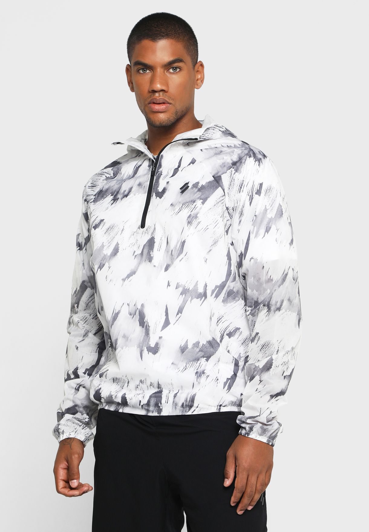Printed Zip Through Jacket