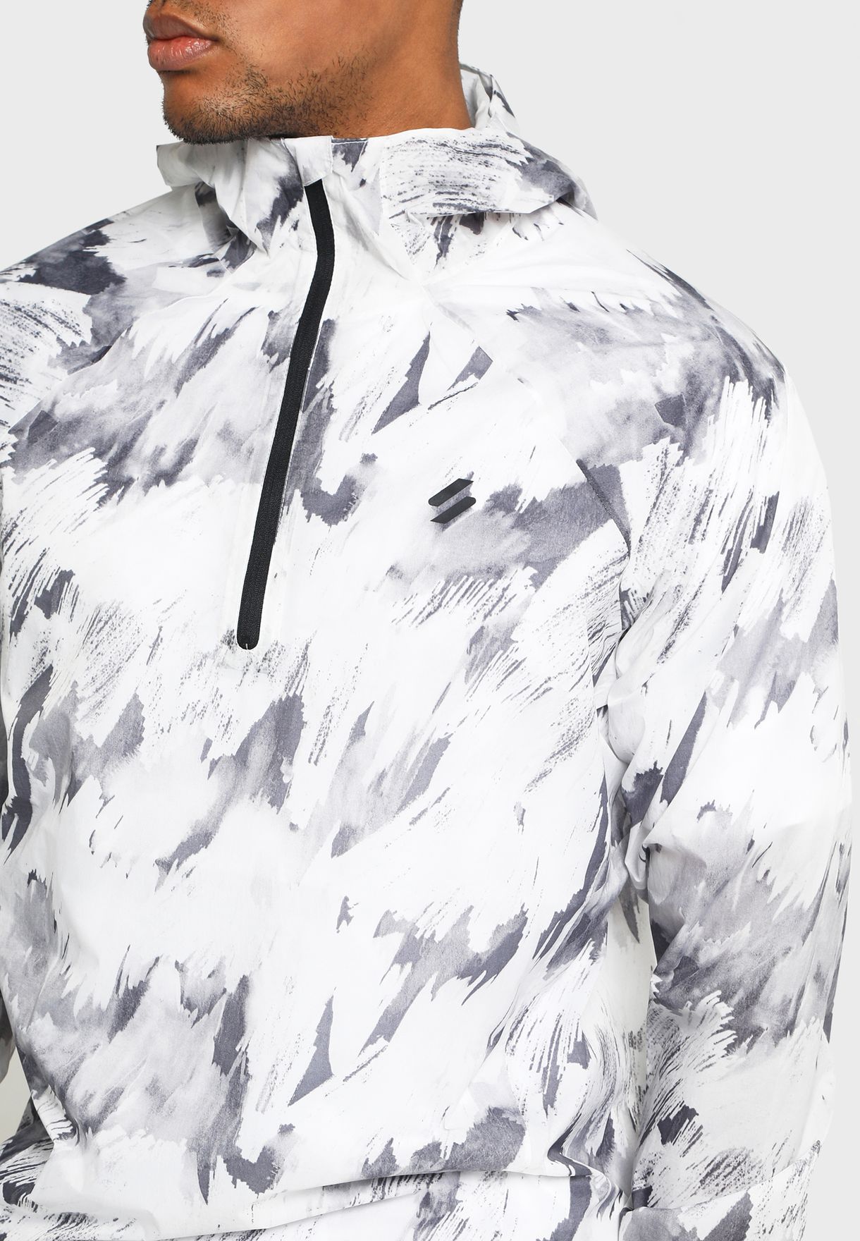 Printed Zip Through Jacket