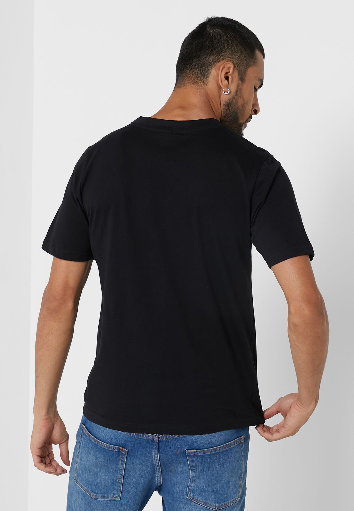 Floral Pocket Print T Shirt