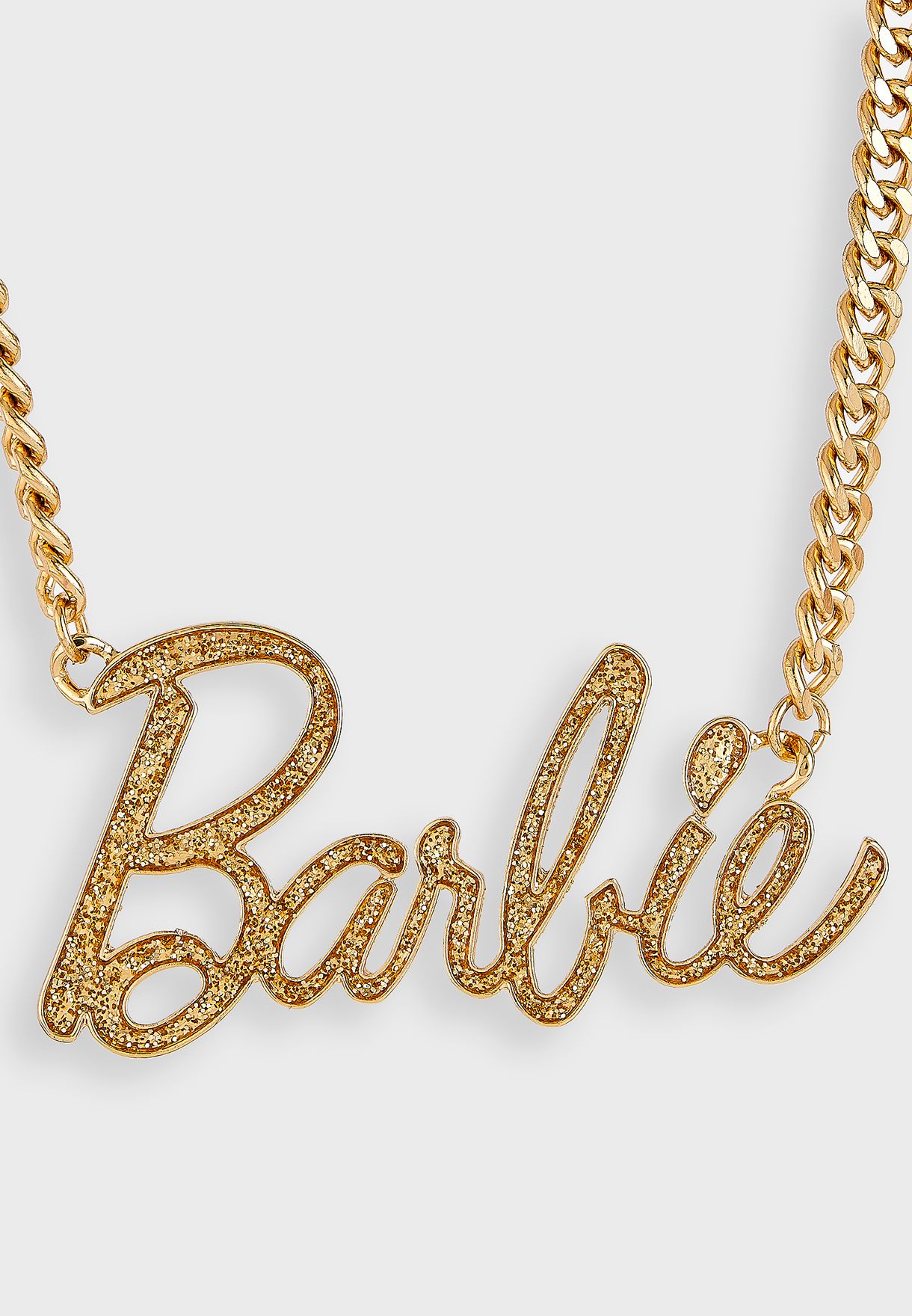 Kids Barbie Pendant Necklace