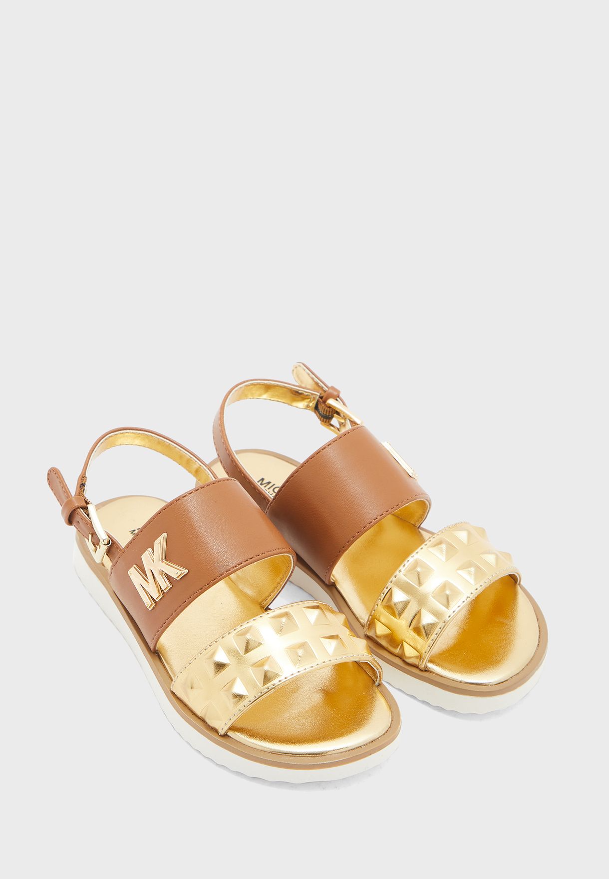 Buy Michael Kors beige Youth Brandy Sherry Sandals for Kids in Baghdad,  Basra