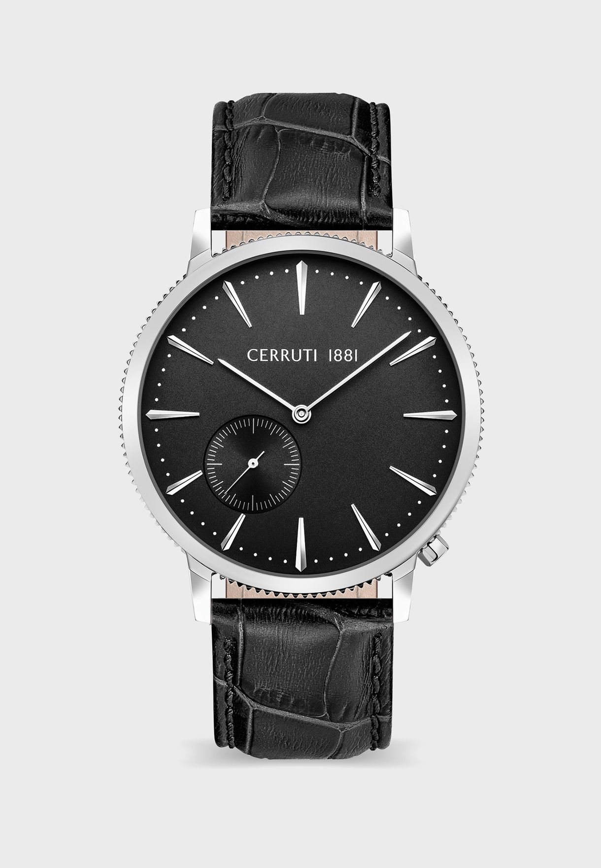 Buy Cerruti 1881 black Round Analog Watch for Men in Dubai, Abu Dhabi