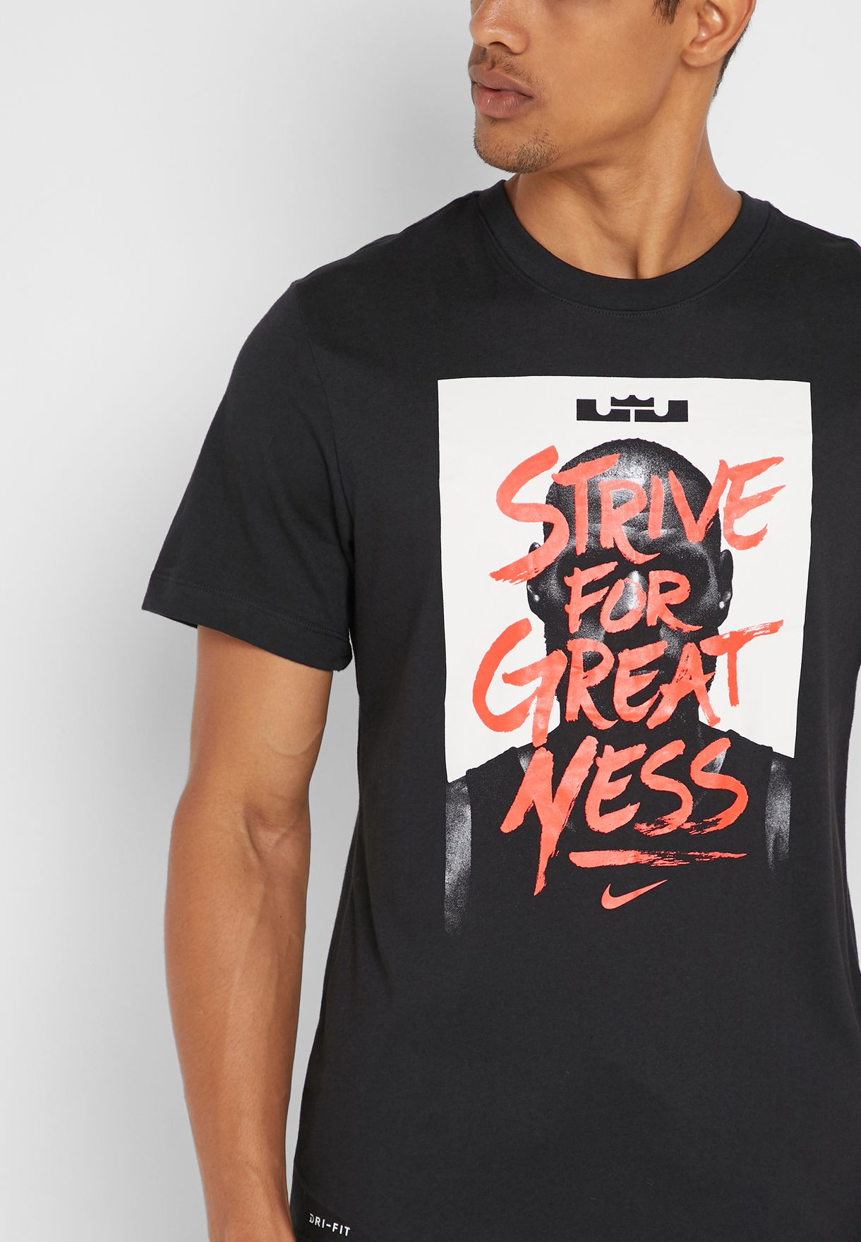 Buy Nike black LeBron James Lion T-Shirt for Men in Muscat,