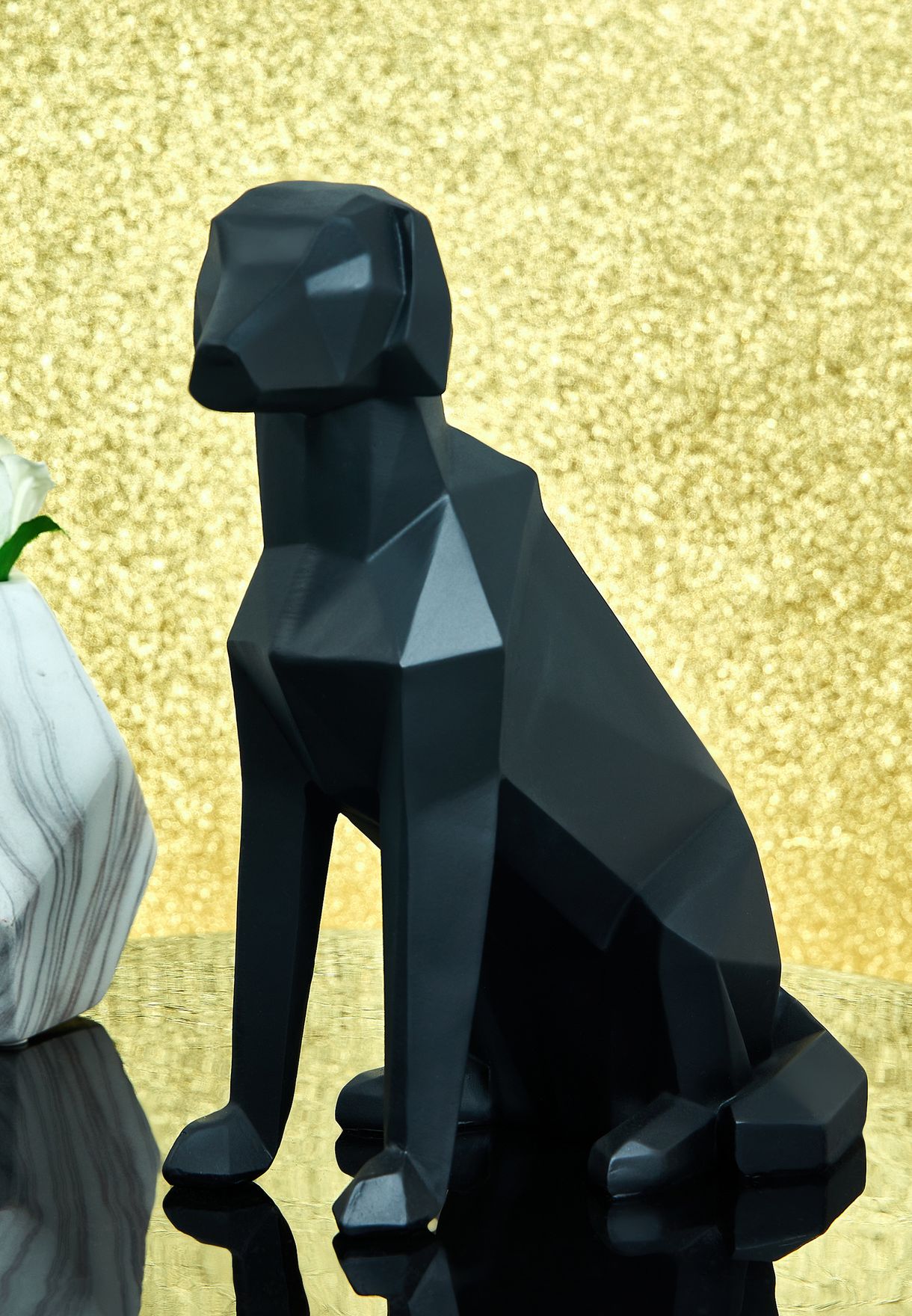 تمثال كلب اوريغامي