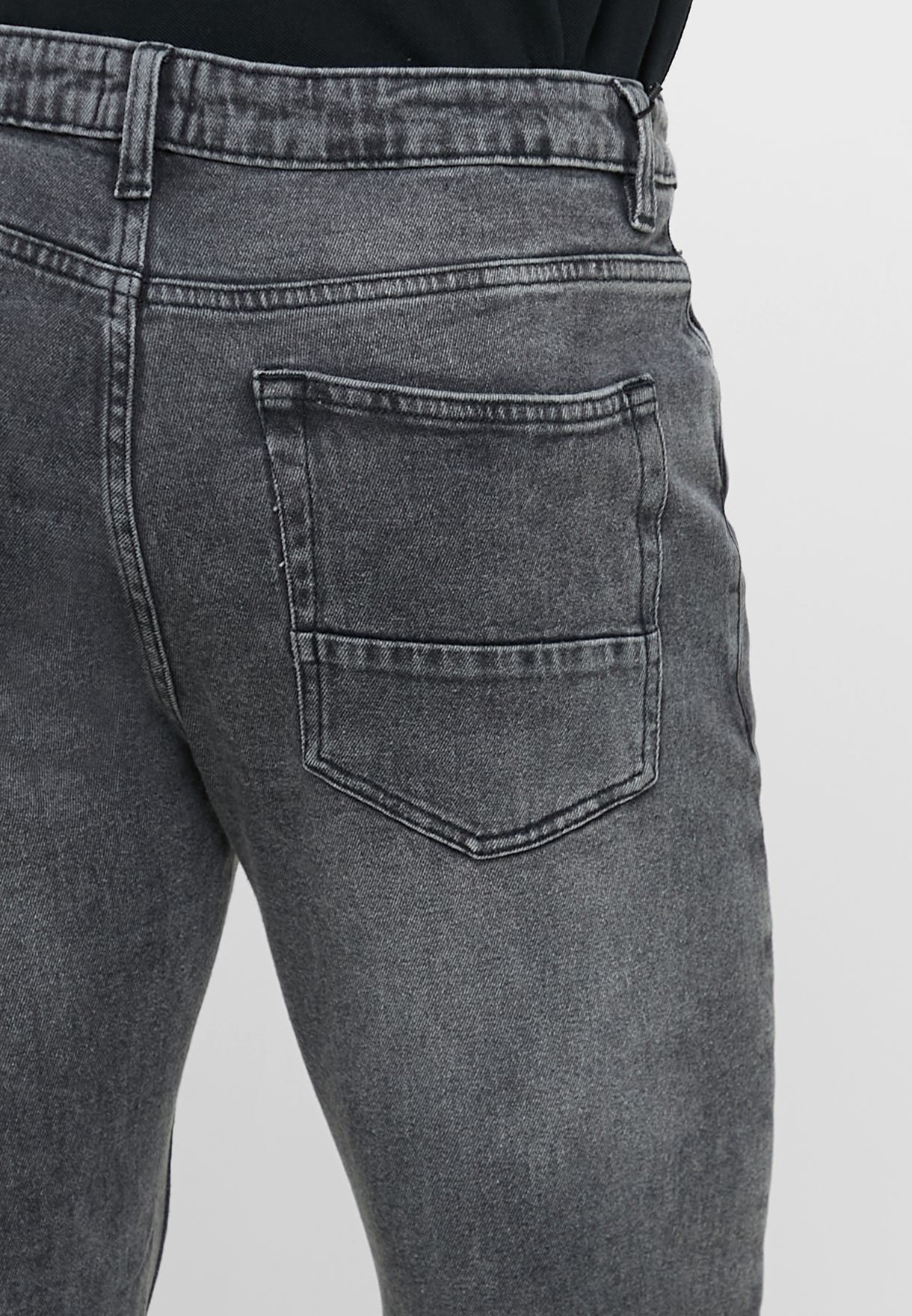 Slim Fit Distress Jean