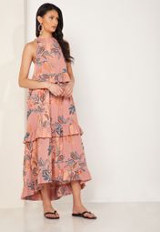 free people anita cotton printed maxi dress