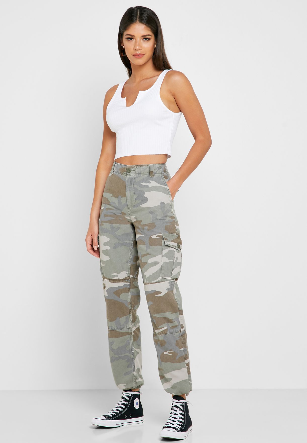 topshop camouflage jeans