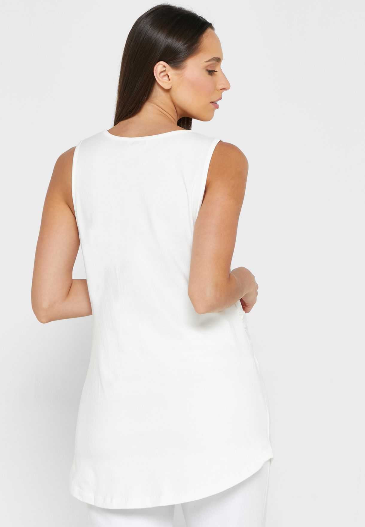 Surplice Neck Tank Top