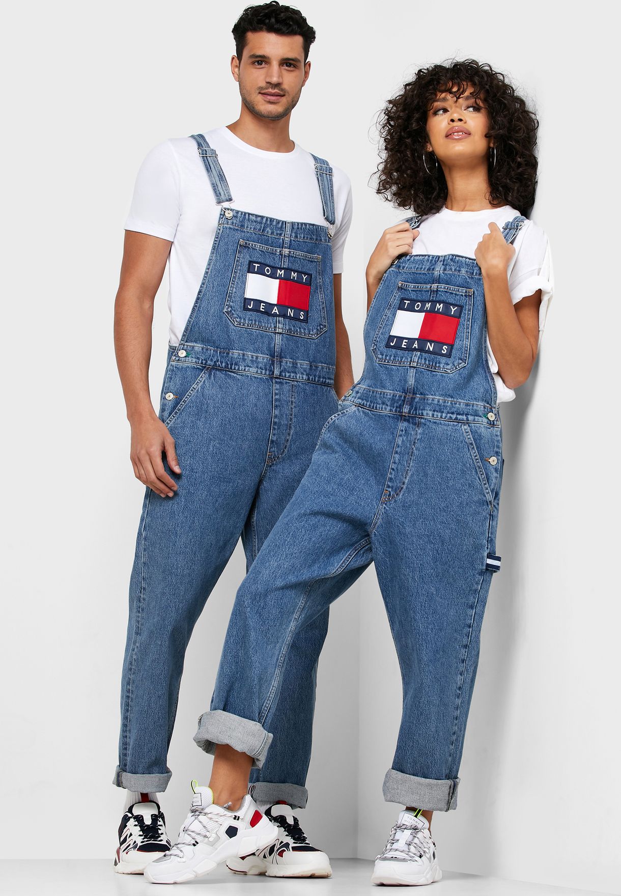 tommy jeans dungaree