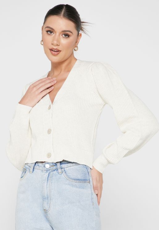 Crop Knitted Cardigan