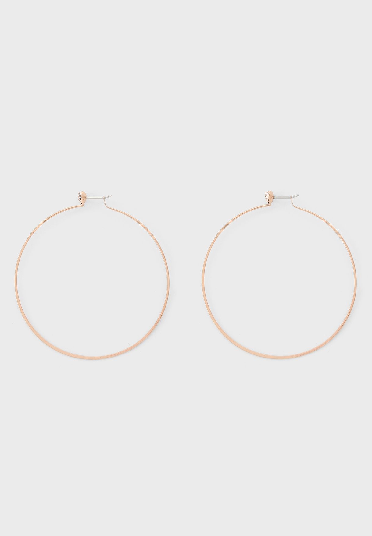 michael kors thin hoop earrings