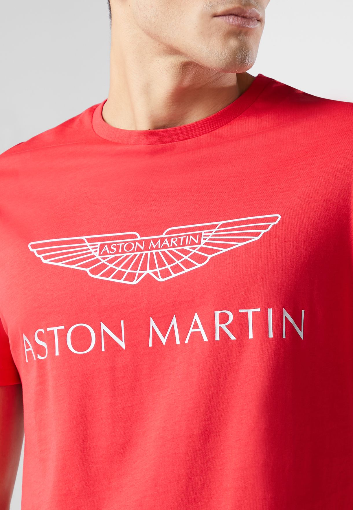 Aston Martin Logo Crew Neck T-Shirt