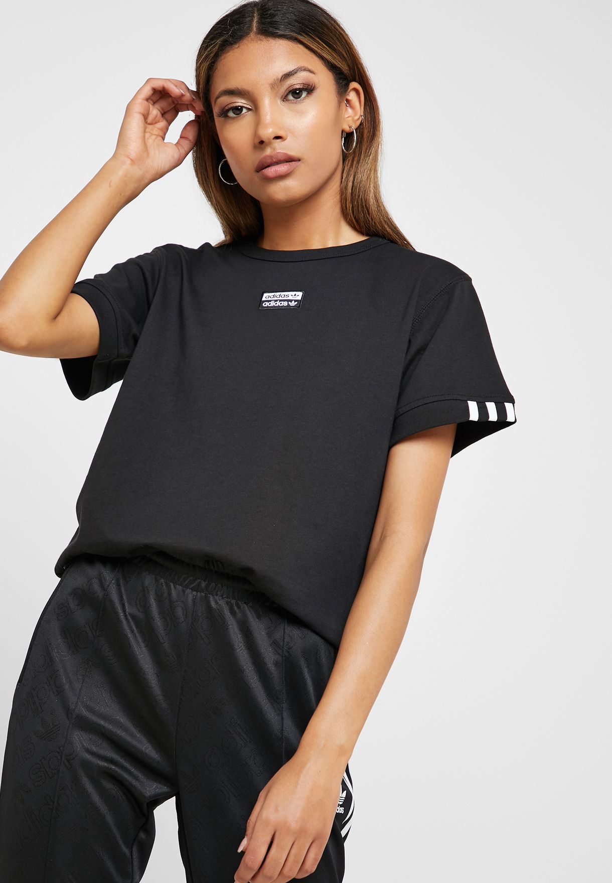 adidas Originals black Vocal T-Shirt 
