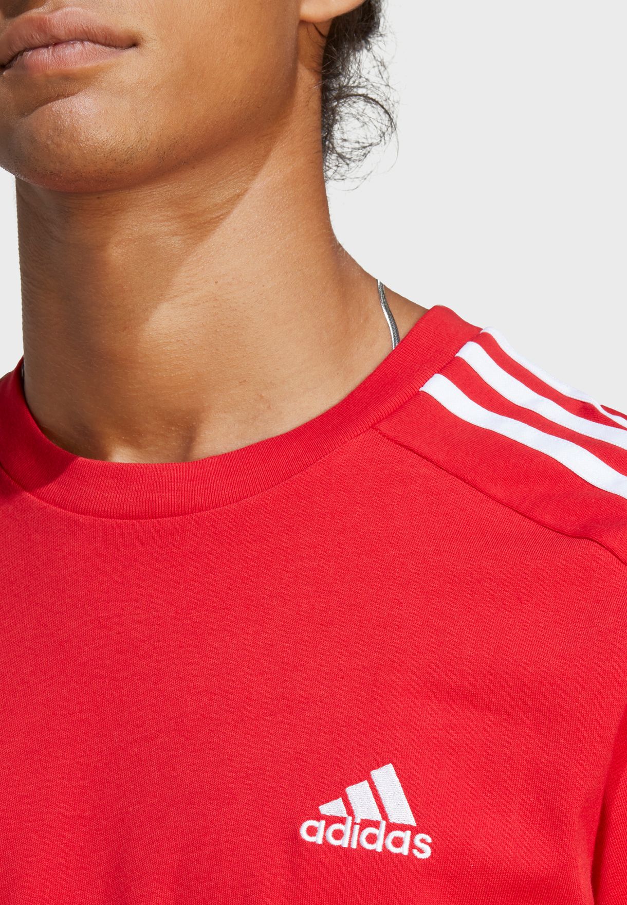 3 Stripe Essential Single Jersey T-Shirt