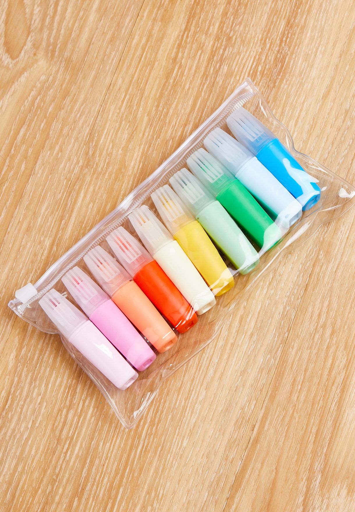Set Of 10 Pastel Mini Markers
