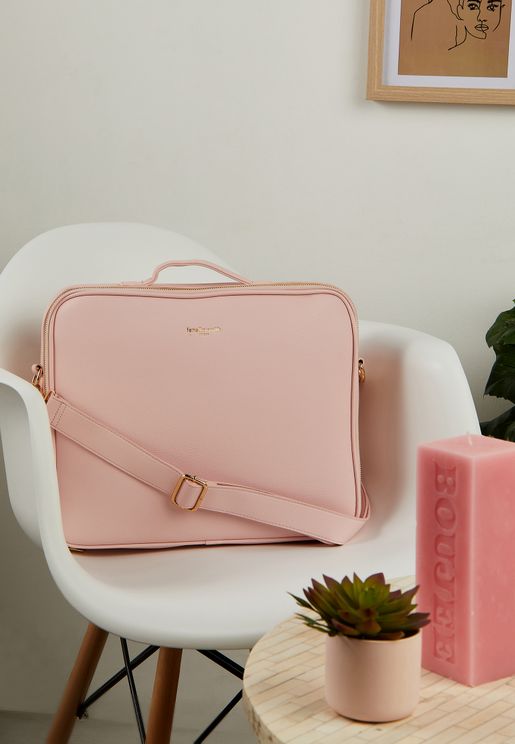 Pink Luca Laptop Bag
