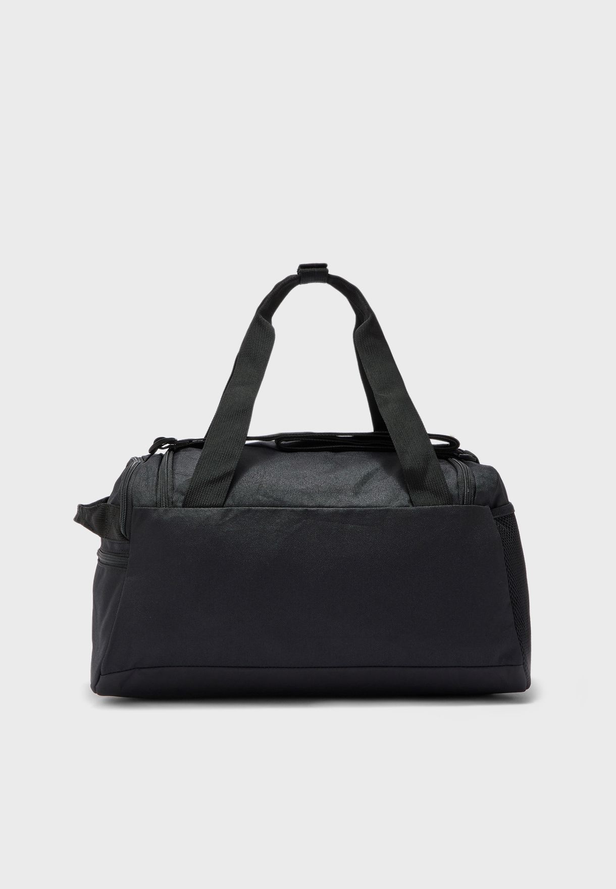 puma black polyester duffle bag
