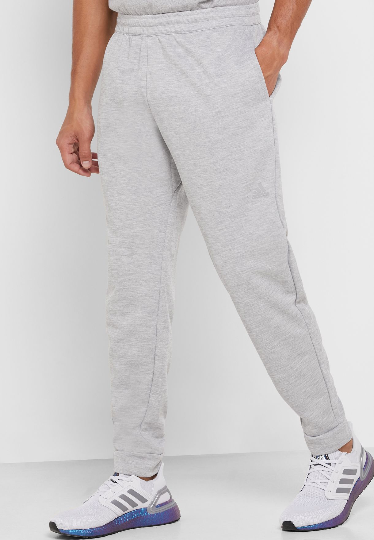 mens grey adidas sweatpants