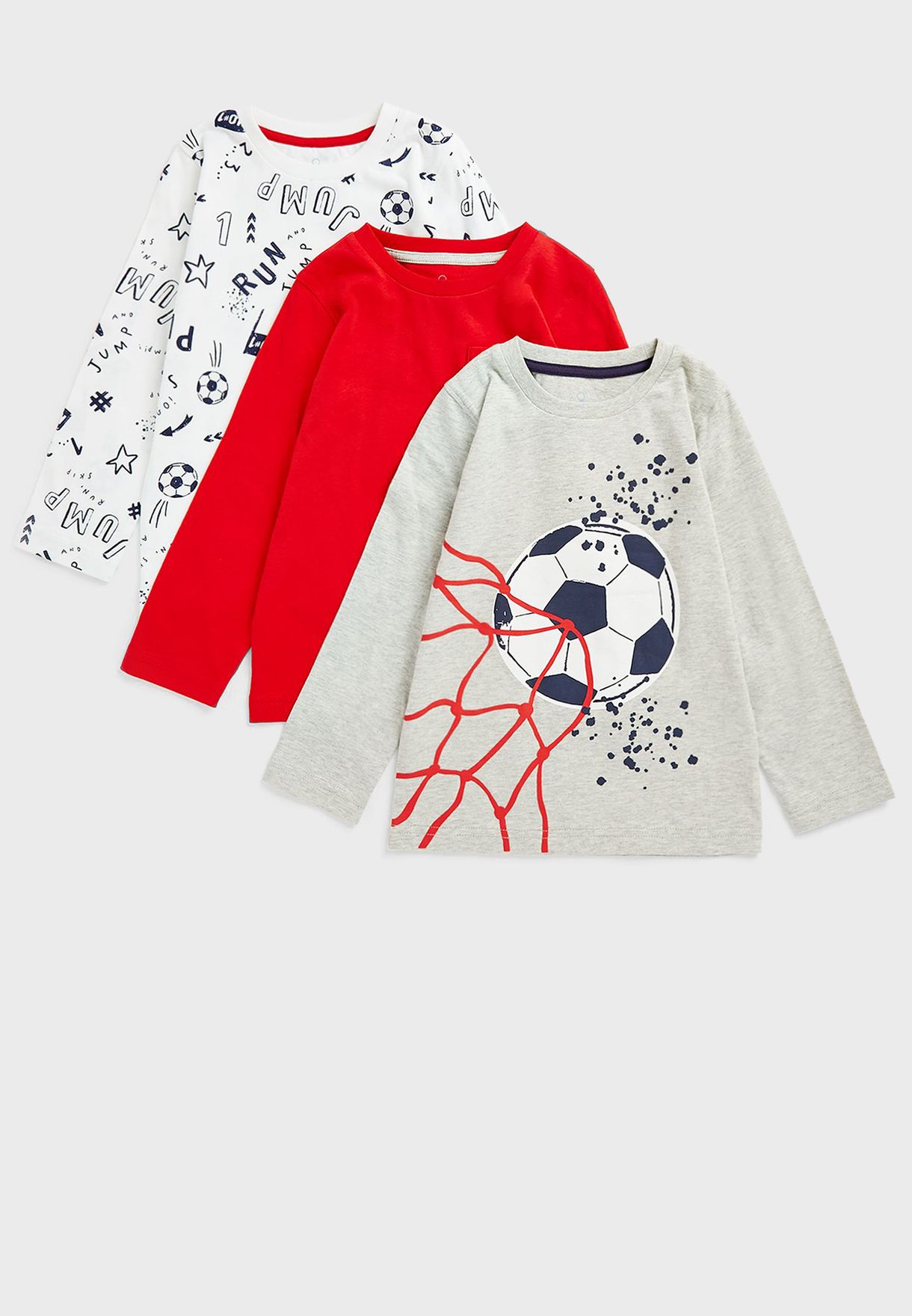 Kids 3 Pack Printed T-Shirt
