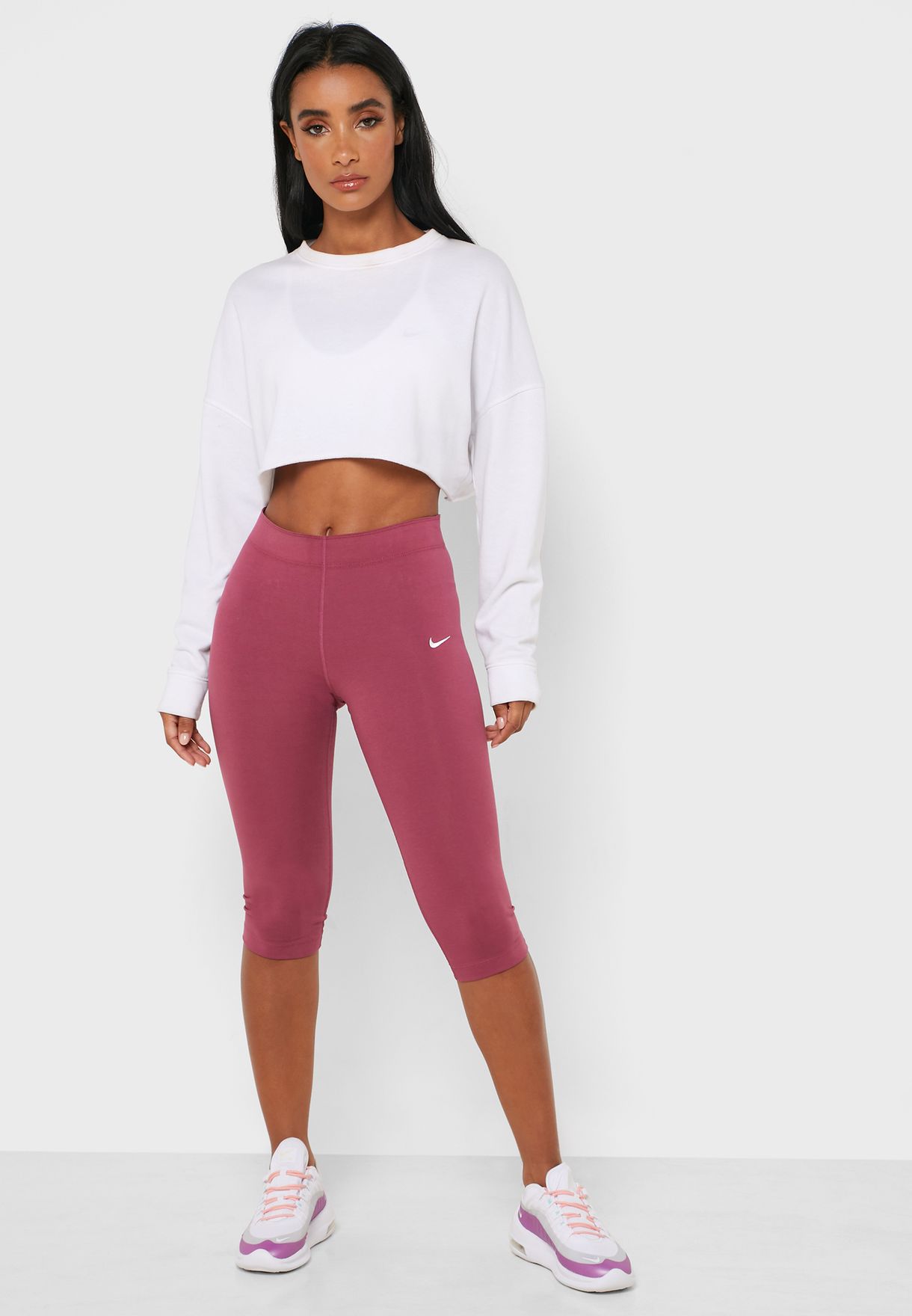 Buy Nike pink NSW Leg-A-See Knee Length 