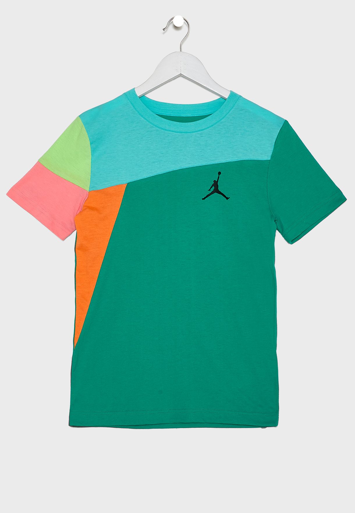 colorful jordans shirt