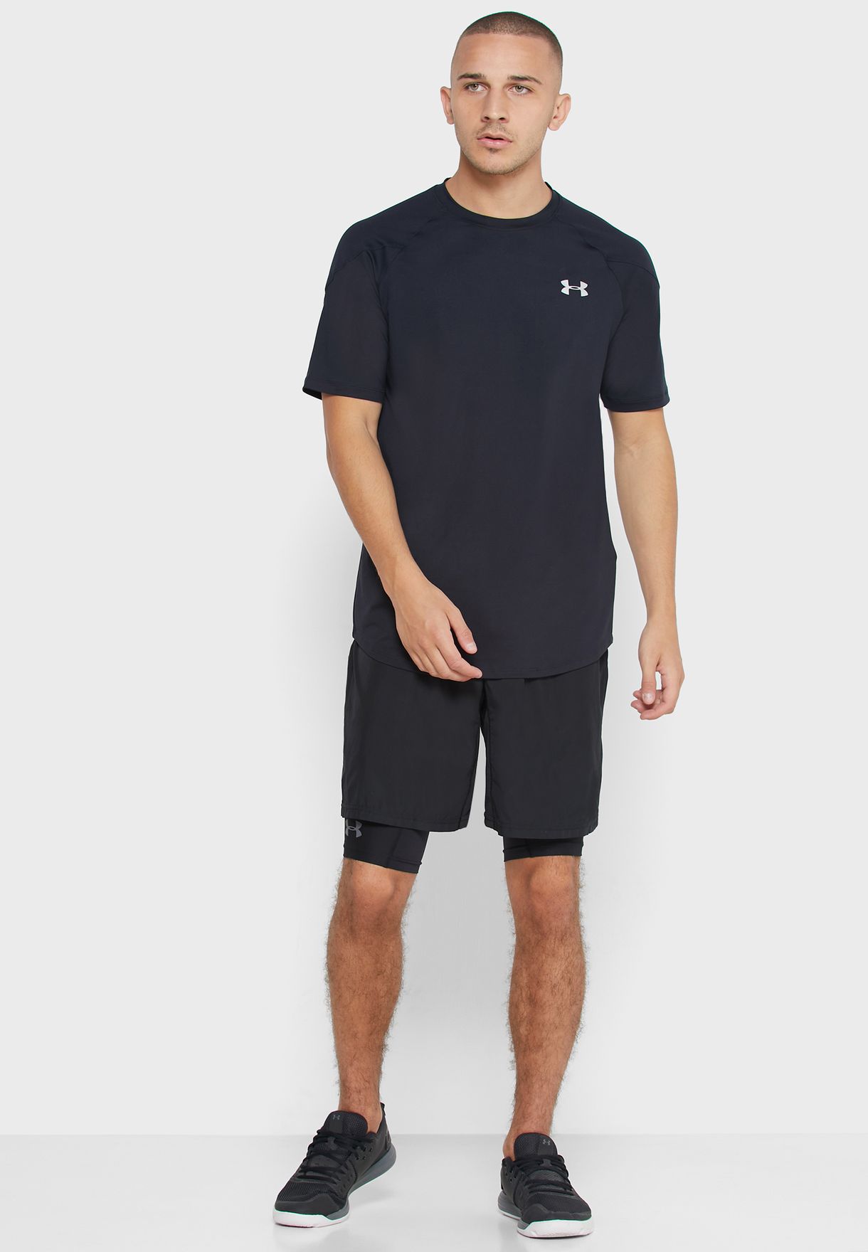 men's under armour shorts and shirt sets