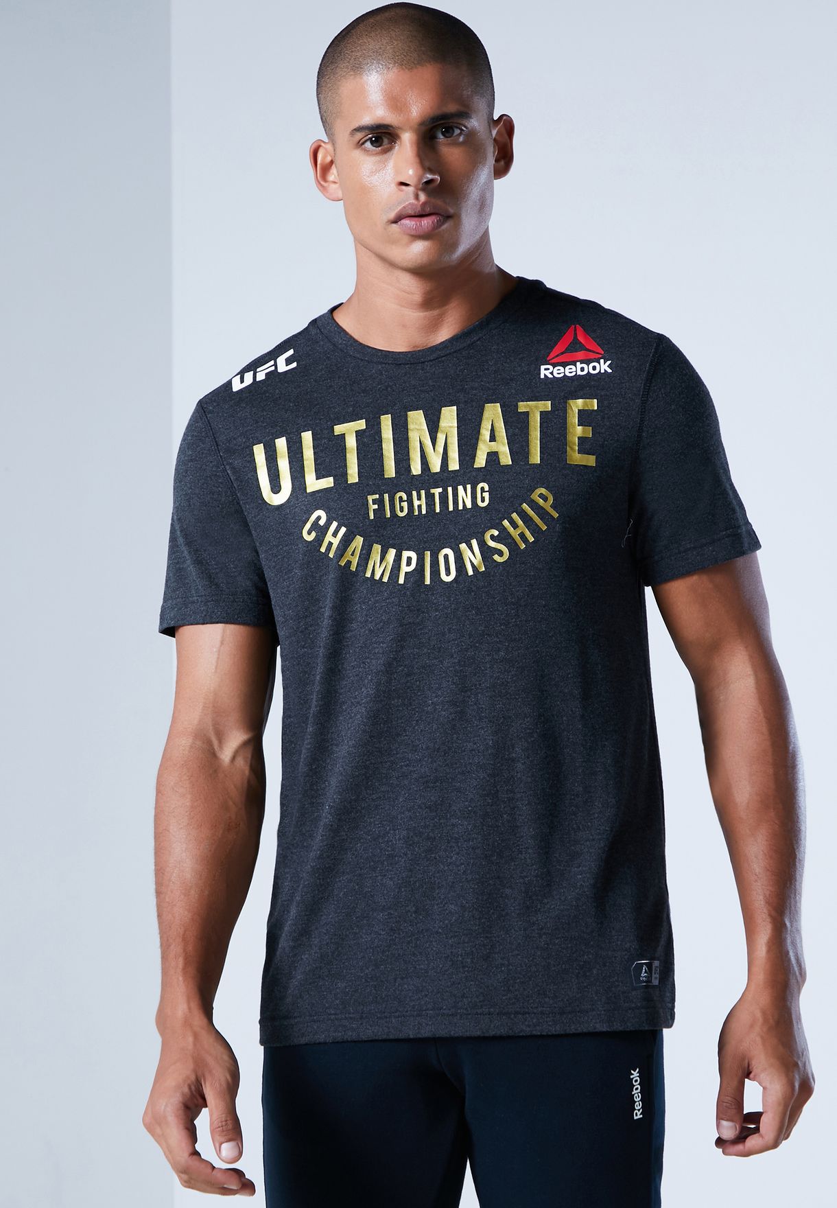 Buy Reebok grey UFC Ultimate T-Shirt for Men in MENA, Worldwide | DM5167