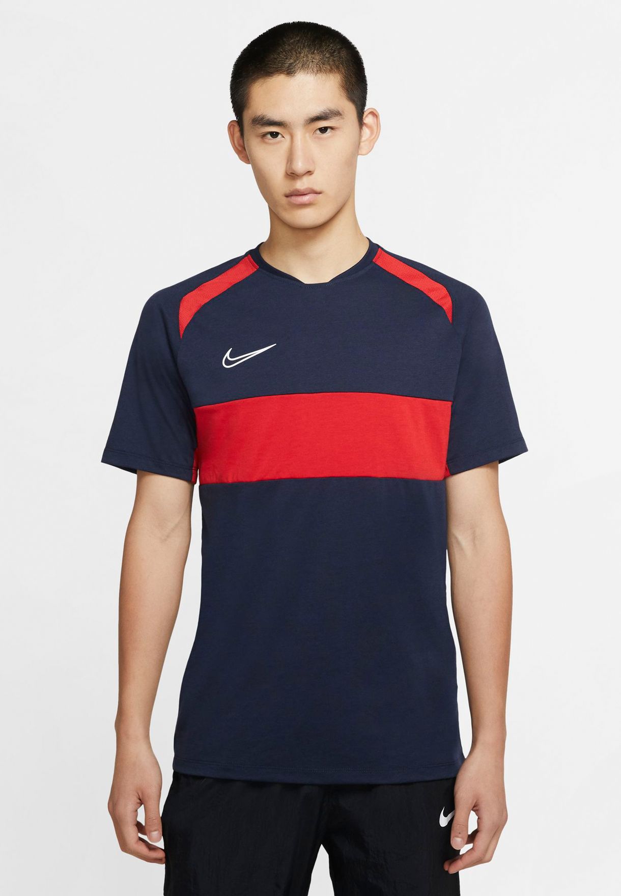 nike academy t shirt grey