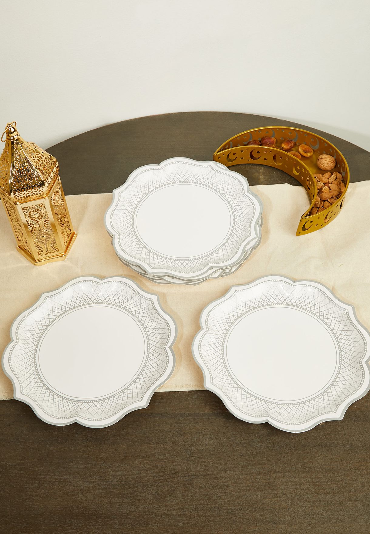 Set Of 8 Disposable Plate