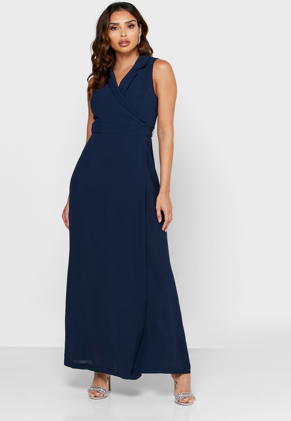 adrianna papell wrap dress