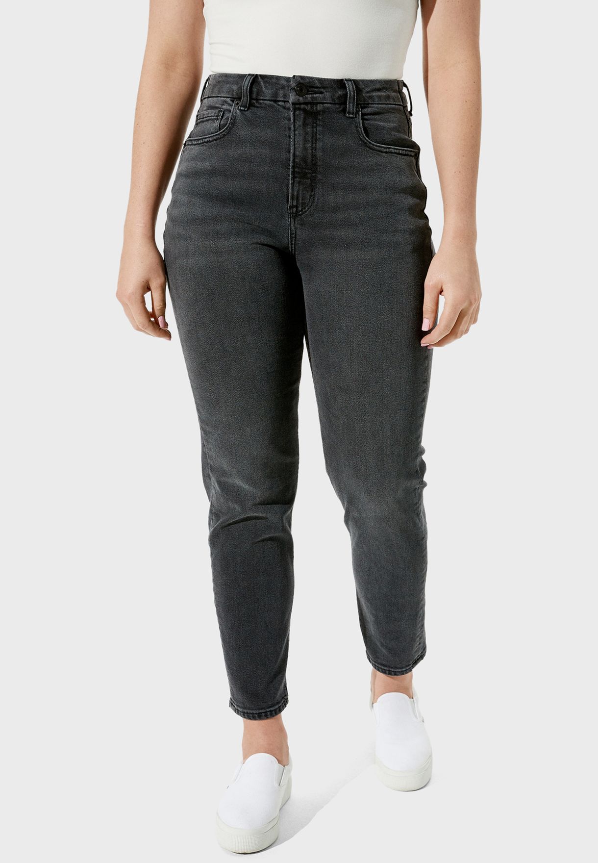 Buy American Eagle black High Waist Jeans for Women in Muscat, Salalah