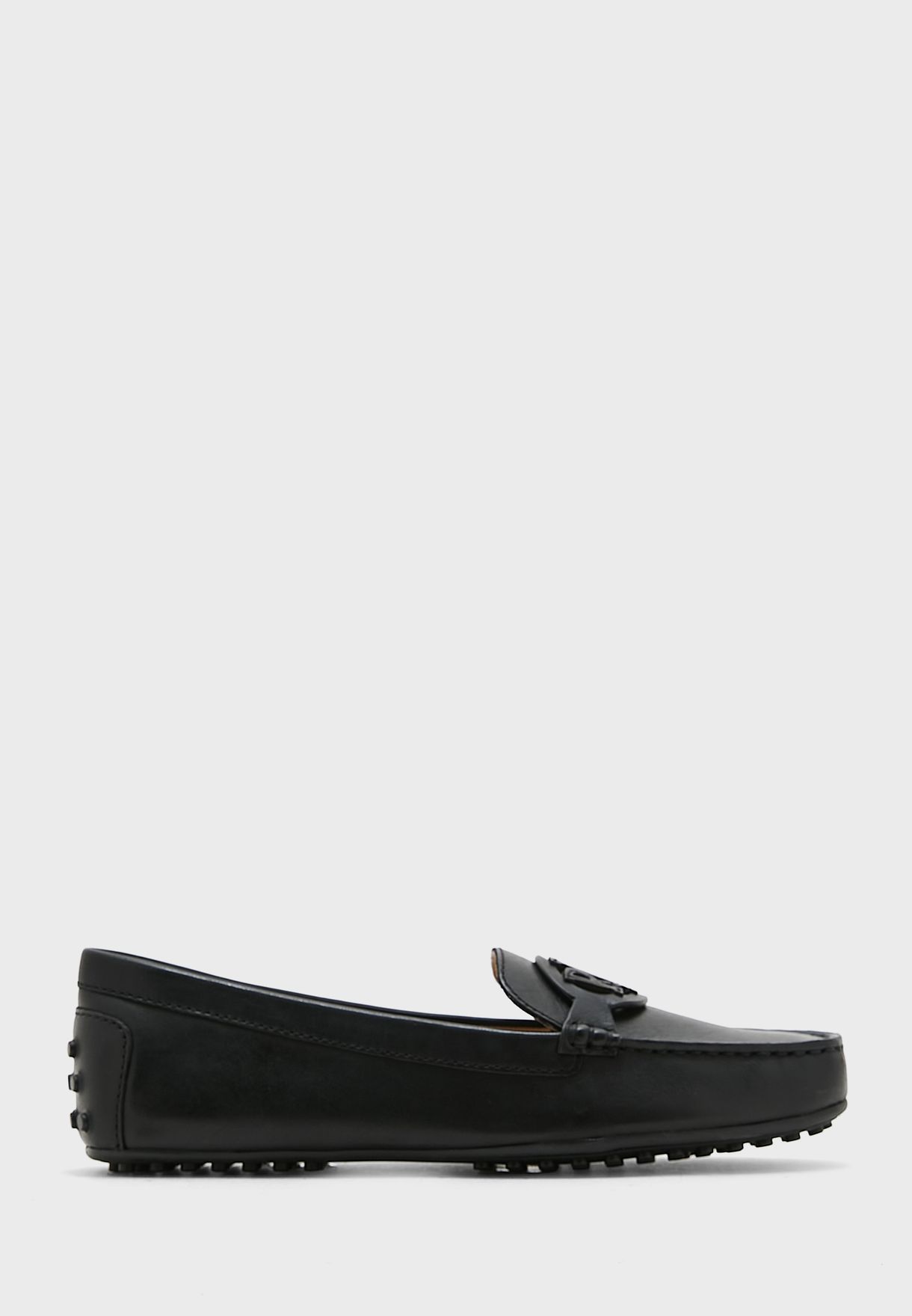 Buy Lauren Ralph Lauren black Brynn Moccasins for Women in MENA, Worldwide