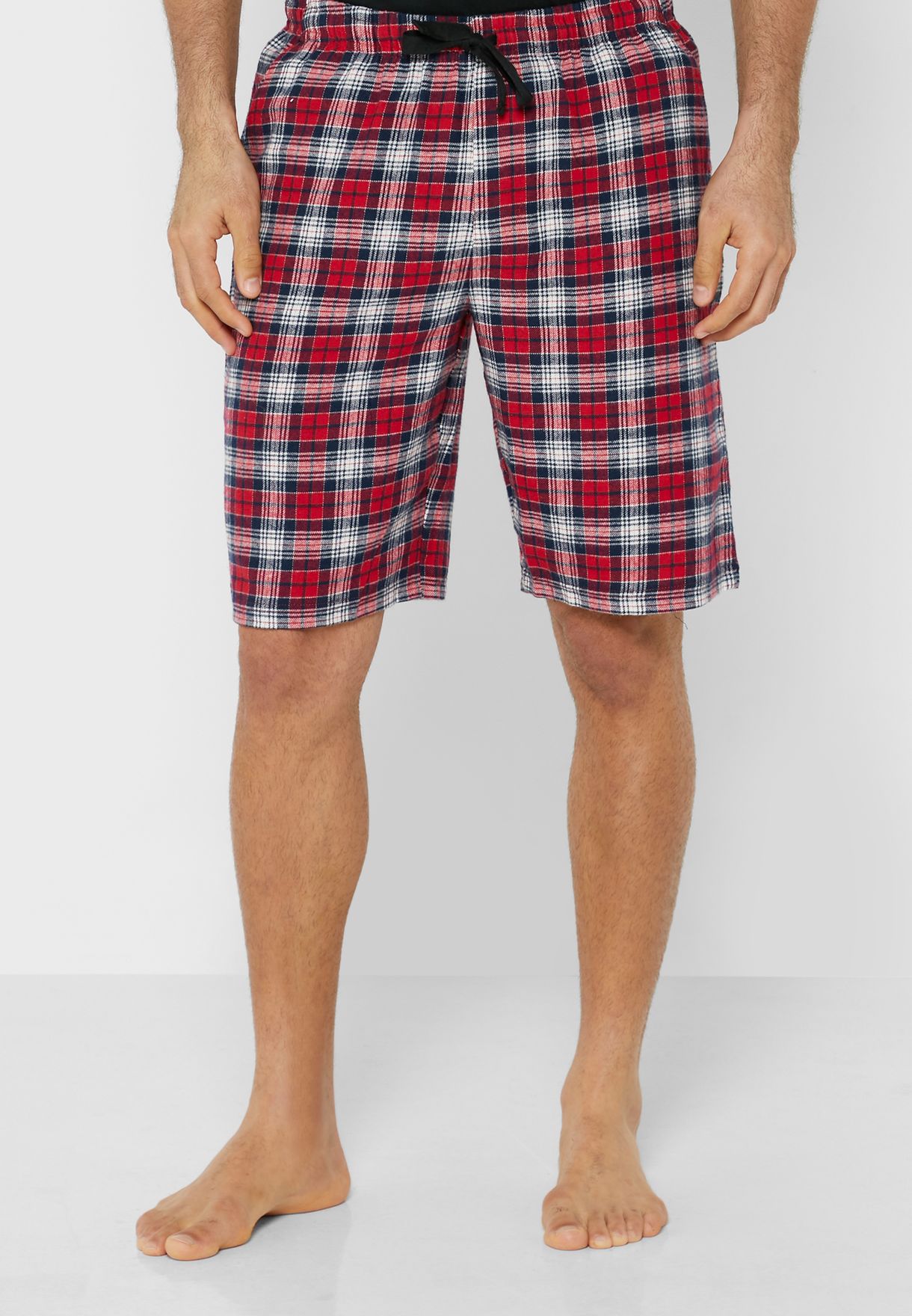 Checked Shorts Pyjama Set