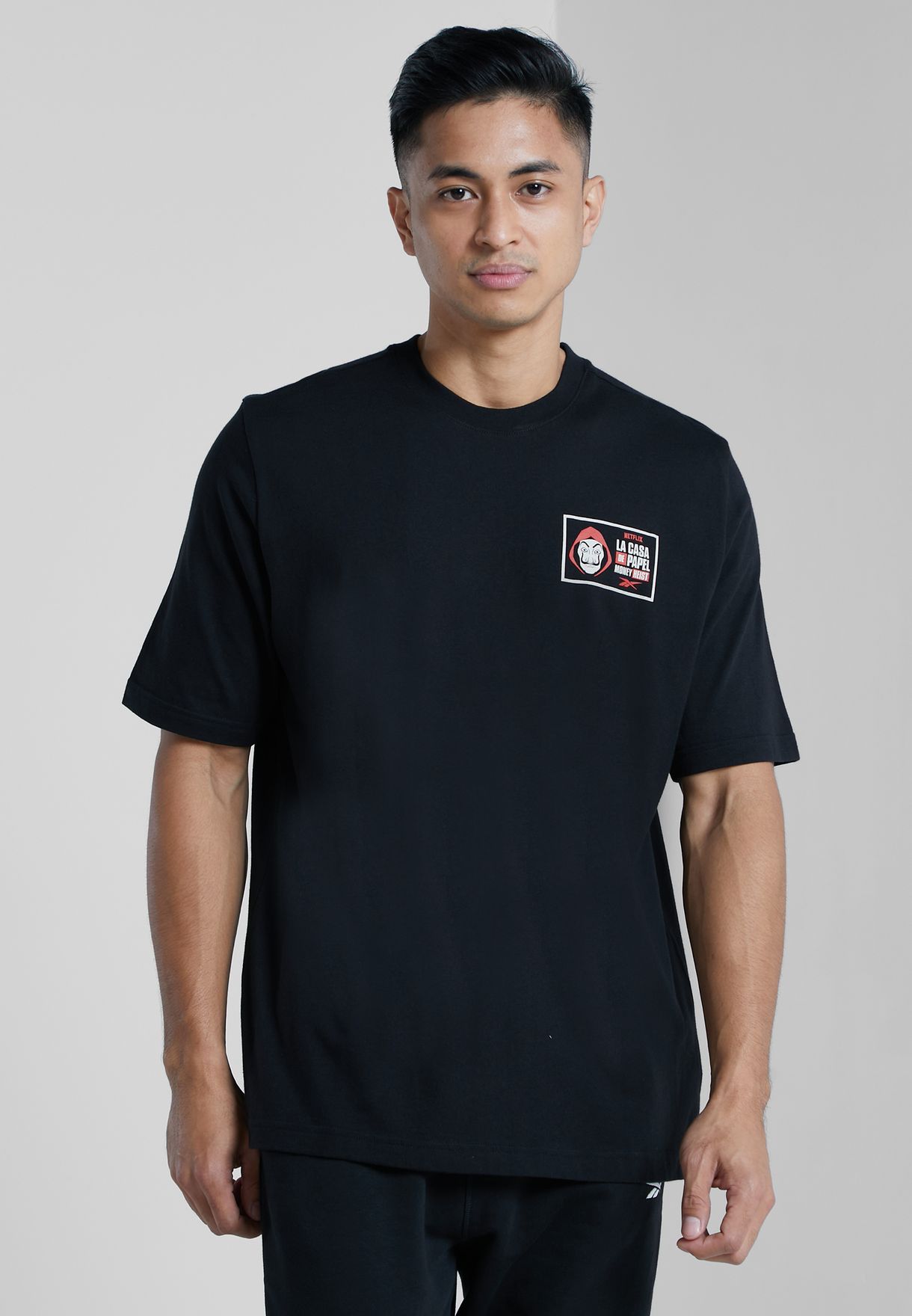 Buy Reebok black Money Heist T-Shirt for Kids in MENA, Worldwide