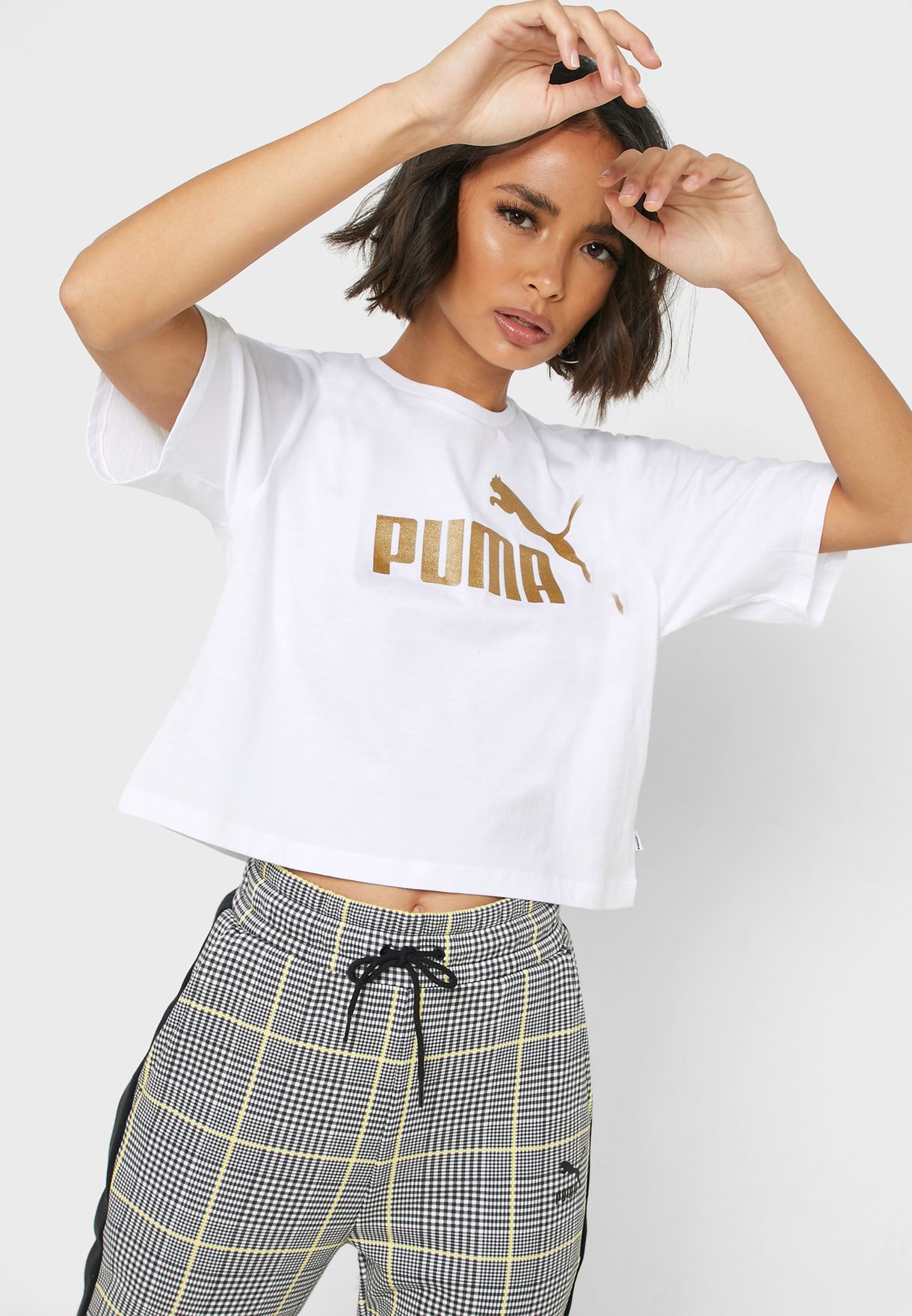 puma cropped t shirt