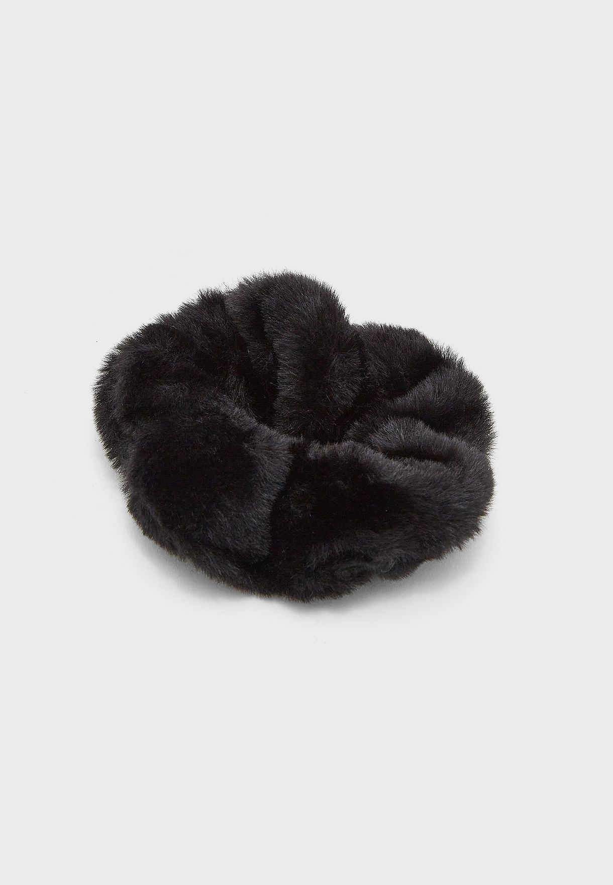 Furry Bedroom Slippers, Eye Cover And Scrunchie Gift Set 