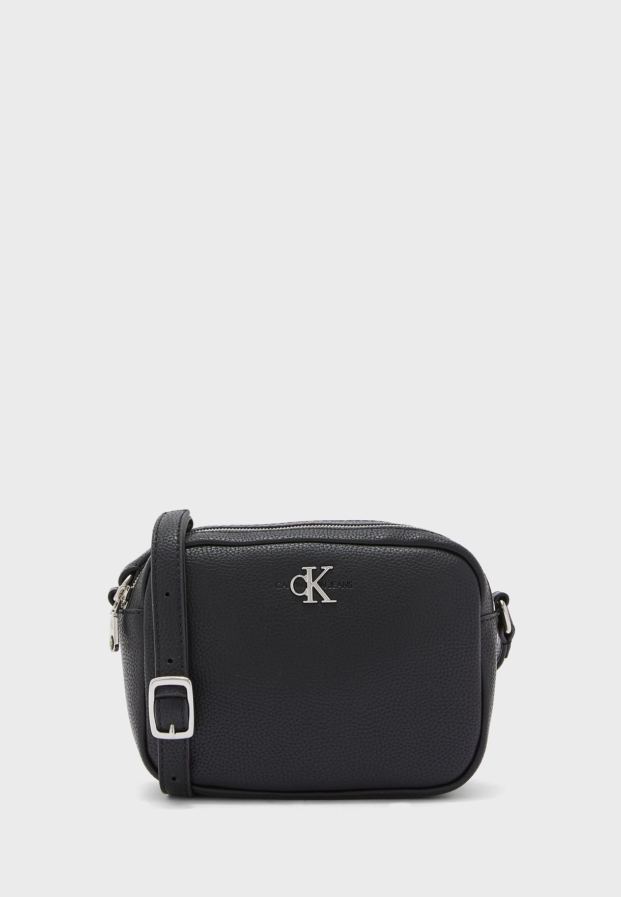 calvin klein jeans double zip crossbody