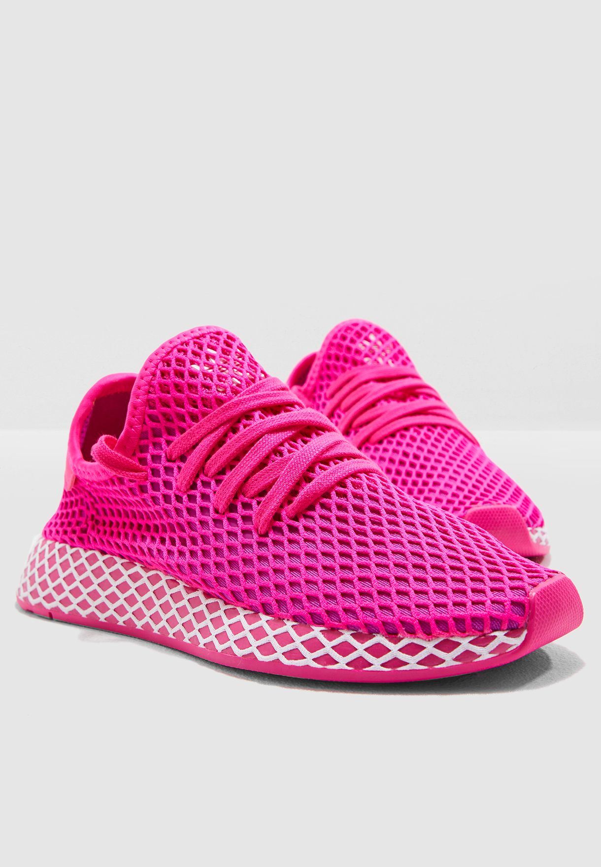 adidas pink deerupt