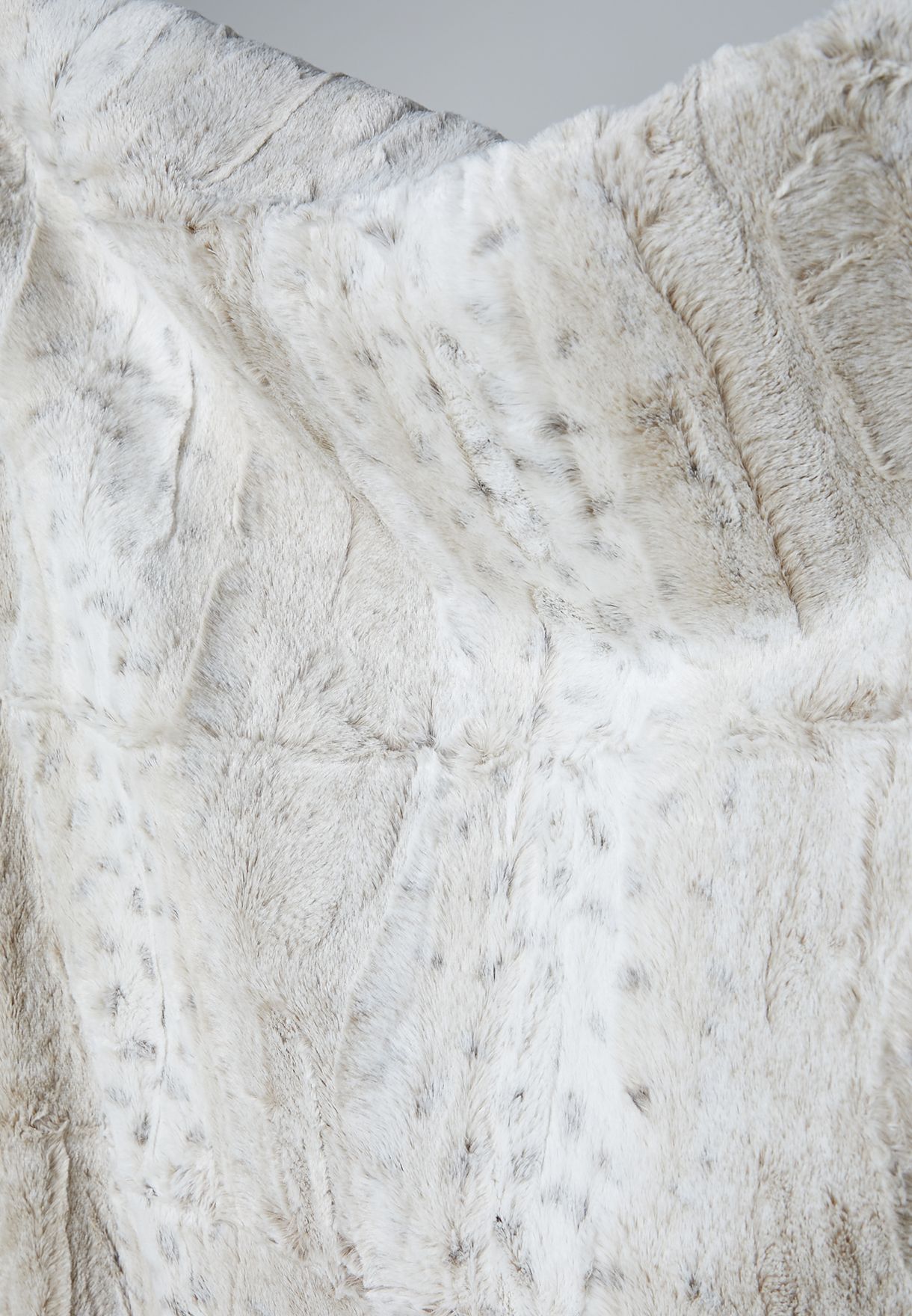 White Leopard Faux Fur Blanket 200X150Cm