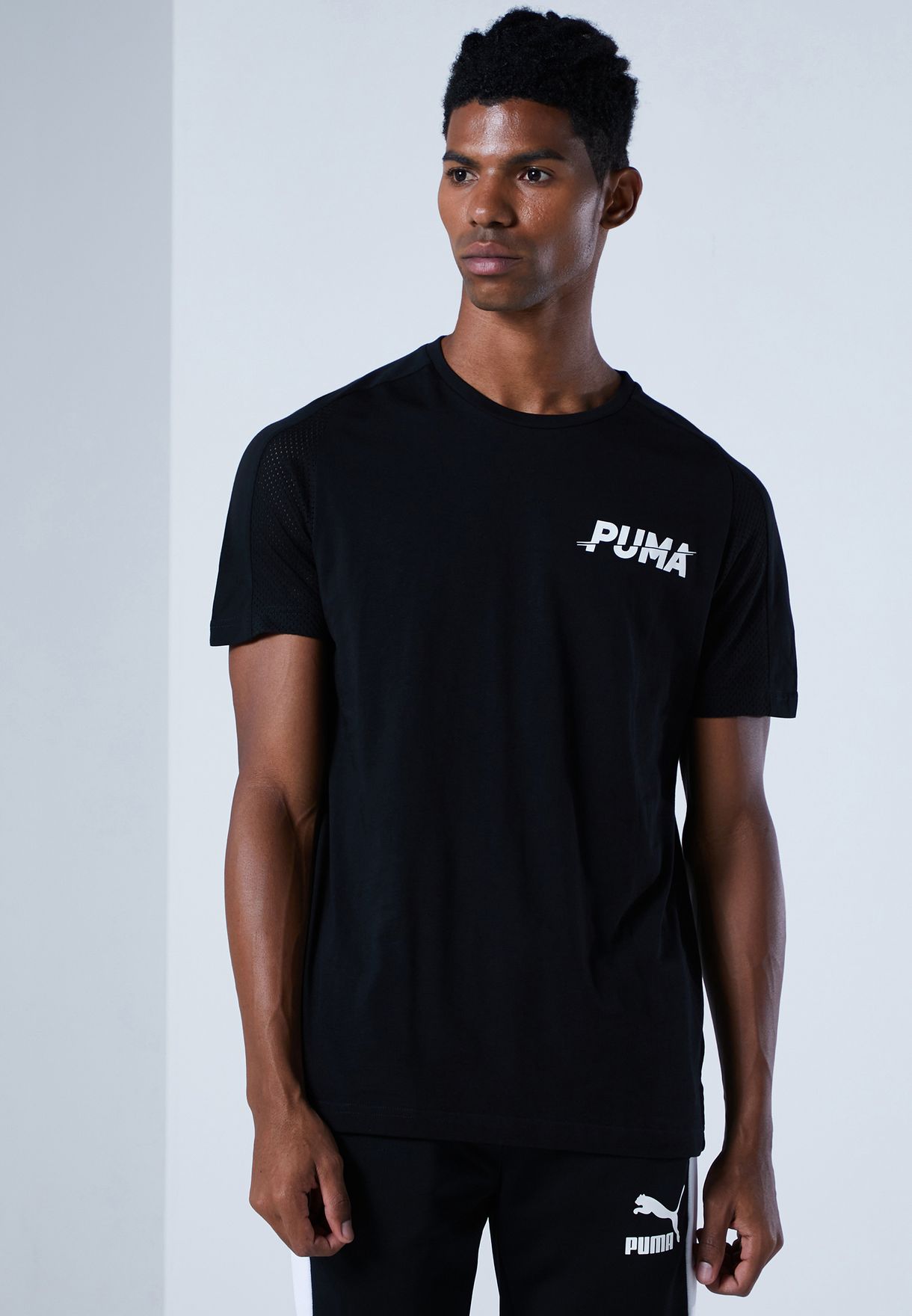 Buy PUMA black Modern Sports T-Shirt for Kids in MENA, Worldwide