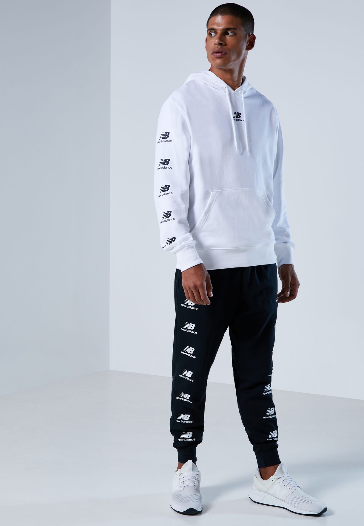 new balance essentials stack pack hoodie