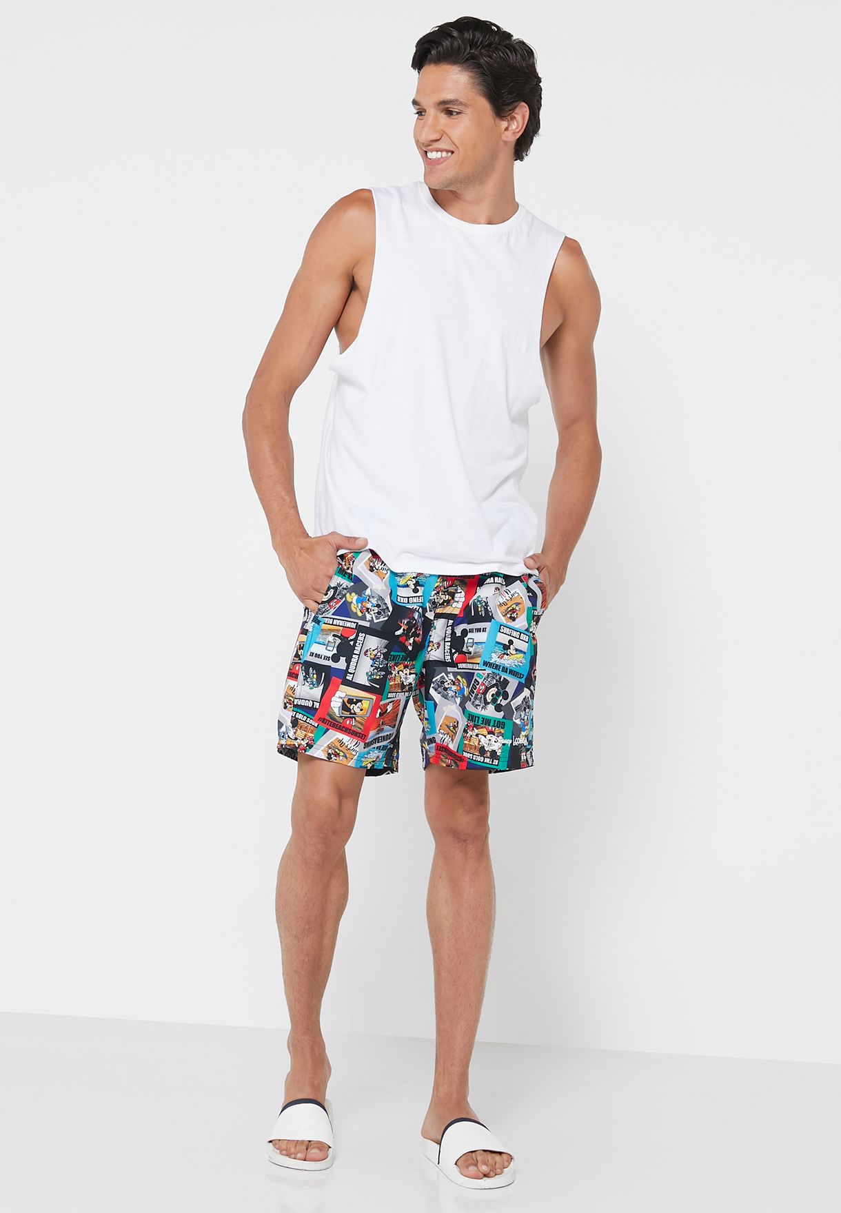 Disney Print Swim Shorts