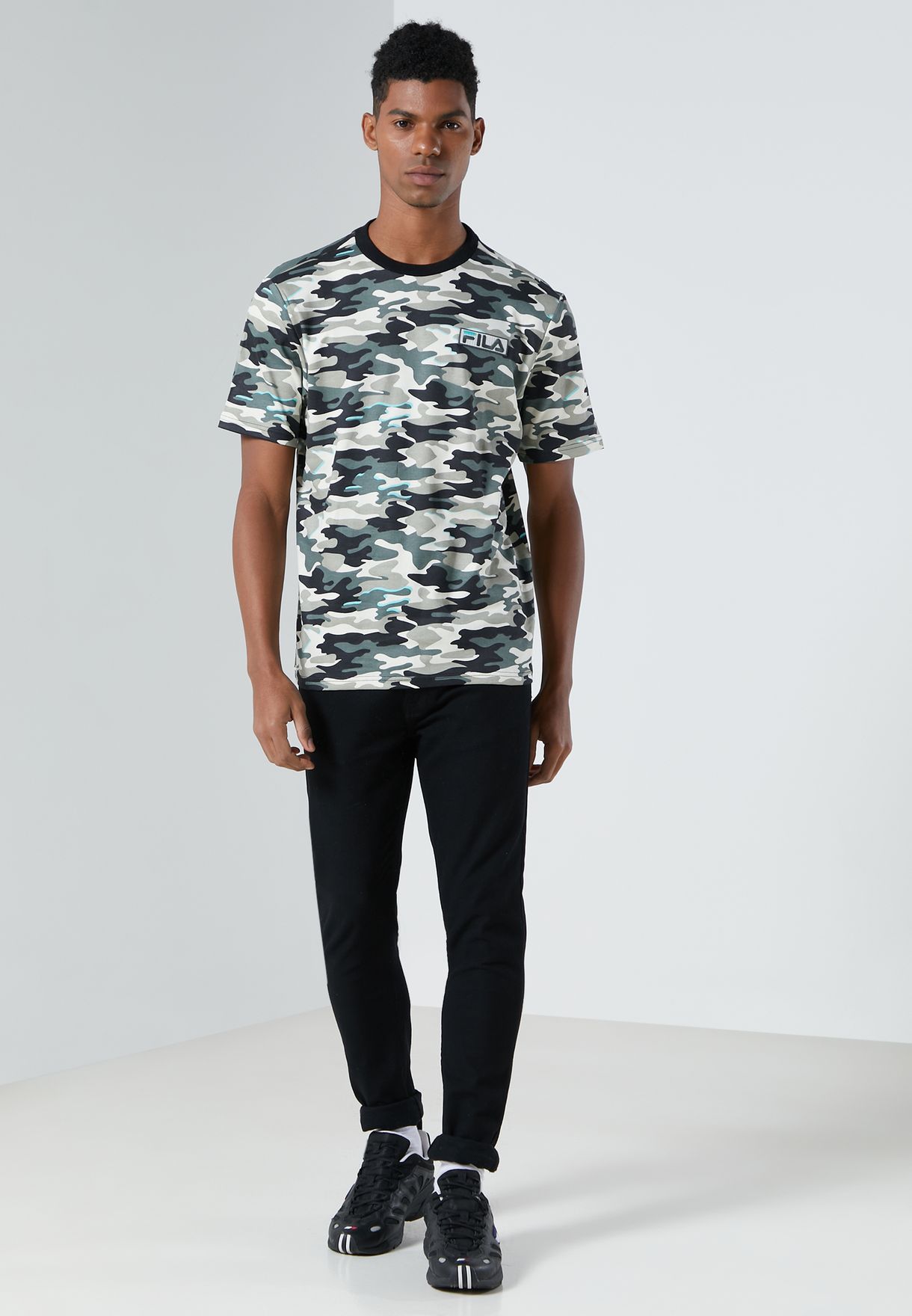 fila camo shirt