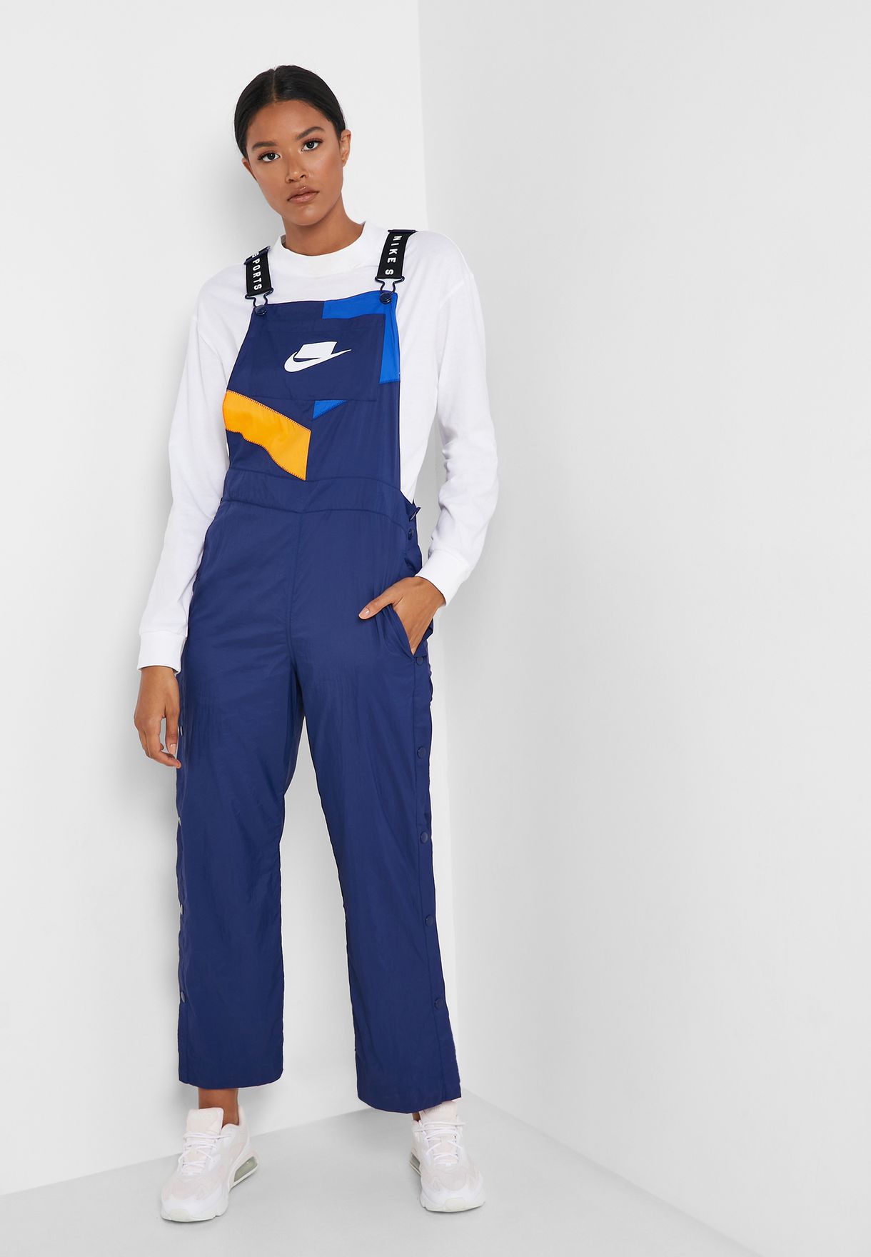 Buy Nike blue NSW Jumpsuit for Women in 