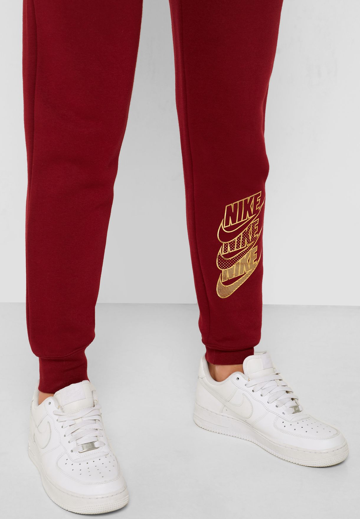 Buy Nike red NSW Shine Sweatpants for 